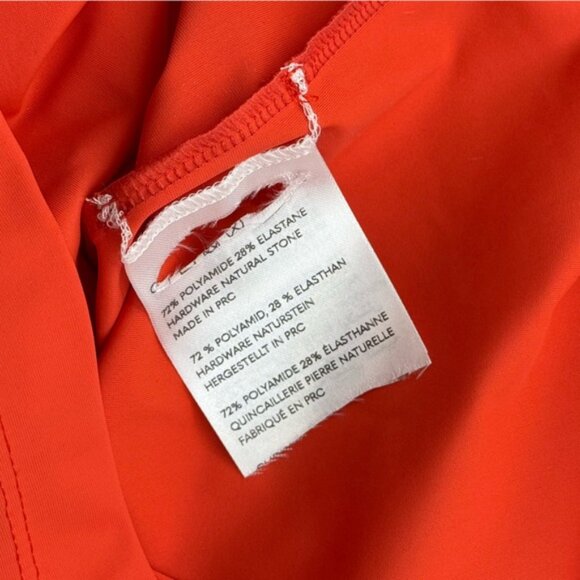 🆕 CHRISTOPHER ESBER 🧿 Crystal Cutaway Lycra Maxi Dress, Red/Orange, Sz AU8 US4 - Picture 13 of 16